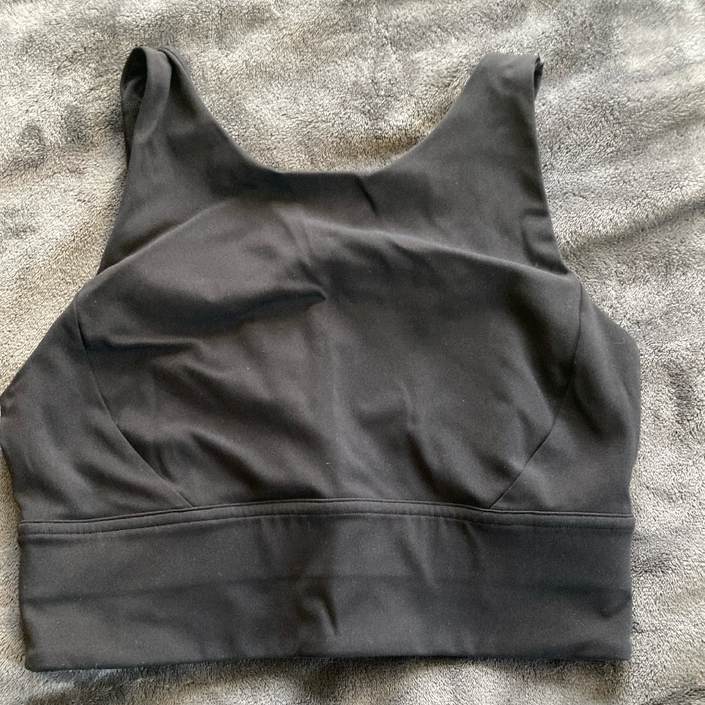 Lululemon high neck, long line sports bra, b/c cup. Worn once